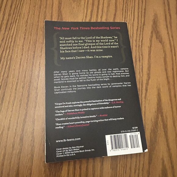 Cirque Du Freak Series Paperbooks by Darren Shan #4 5 7 8 and 11 - Lot Of 5 - Picture 11 of 16